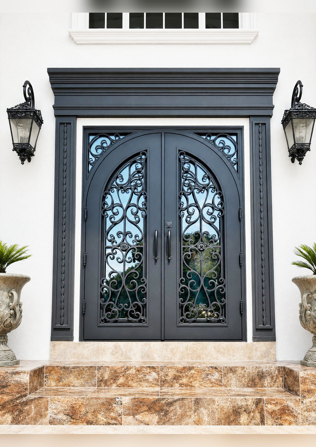 Iron Entry Double Door - PS7279