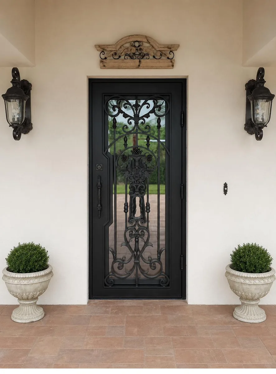 Ornate Single Iron Entry Door — Clearwater, FL