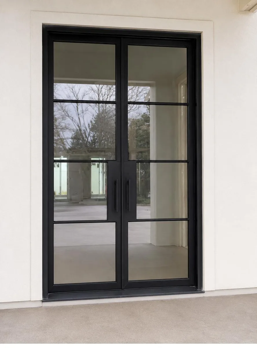 Modern Steel French Doors — Alpharetta, GA