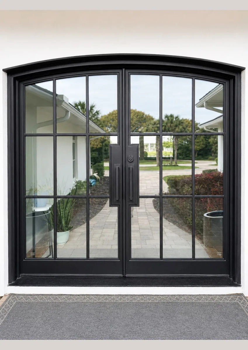 Arched Steel French Doors — Fort Mill, SC